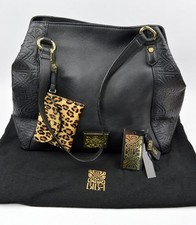 BIBA Logo Embossed Black