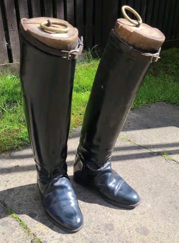 English regent black - black, leather