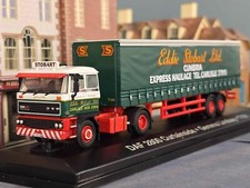 Model Eddie Stobart DAF 2800 Curtainside Tautliner Trailer 1:76 1985 F241