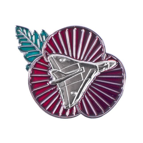 Vulcan poppy badge - poppy,