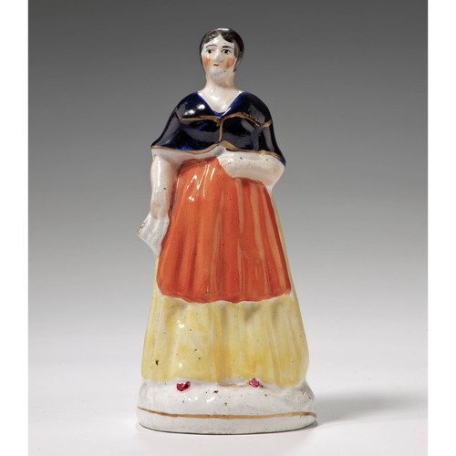 Antique staffordshire figure - staffordshire,