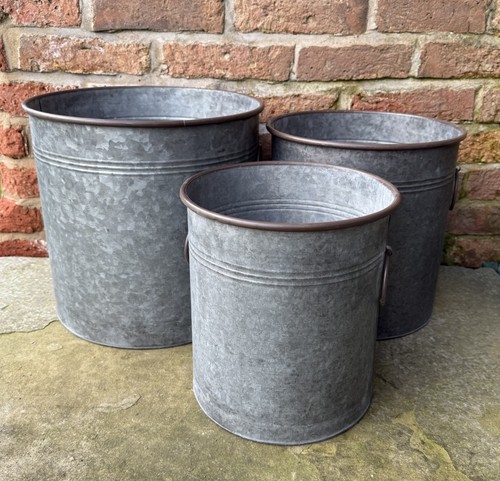 Set three round - round, zinc