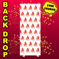 Roller Banner Bespoke Logo Printed Back Drop Pull Pop UP banner Exhibition Stand