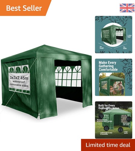 3x3m removable side gazebo - gazebo,