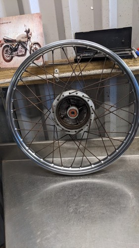 Yamaha dt175 front wheel - front,