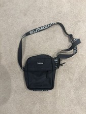 Supreme Cordura Nylon Black Shoulder Bag Pouch SS18
