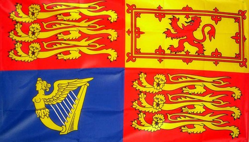 Royal standard flag x12 - flag, 18"x12"