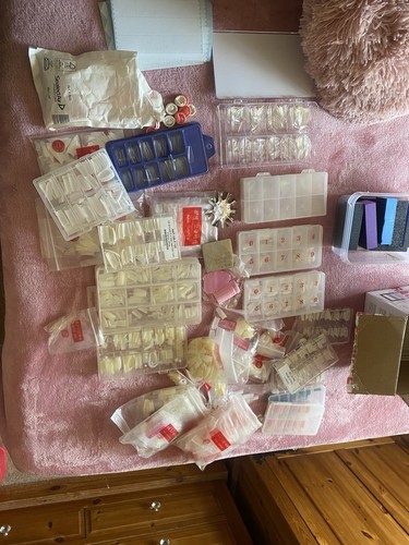 Job lot fake nail tips - lot,