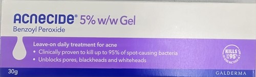 Acnecide gel benzoyl - 5%,