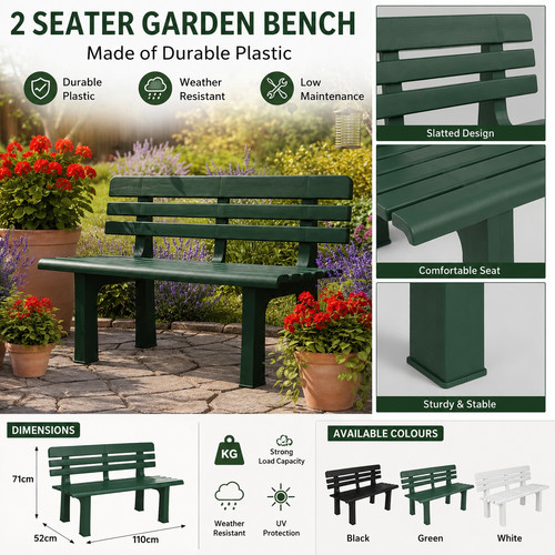 Outdoor garden bench seater - bench,