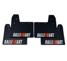 rallyfapZ | Mud Flaps Mitsubishi Lancer Evo 7 8 9 Black 4mm PVC *G RALLIART WRO