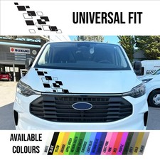 VAN SPORT STICKERS DOOR VINYL DECALS BONNET RACING STYLING UNIVERSAL CAR SQUARES