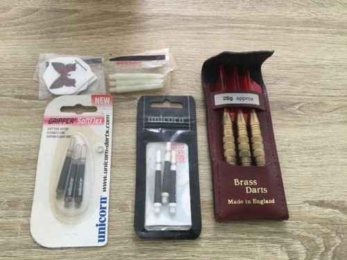 Vintage brass darts flites - brass, &