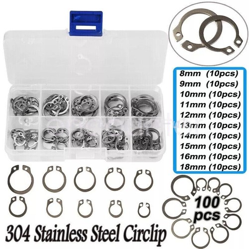 100pc circlip set - set, external