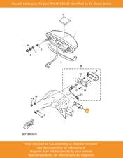 YAMAHA Rear Reflector Assy