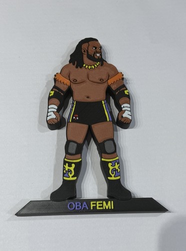 Decorative oba femi wrestler - oba,