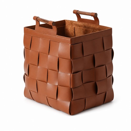 Storage basket with wooden - storage,