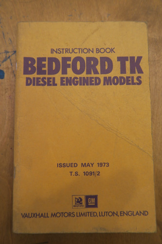 Bedford lorry instruction - lorry,