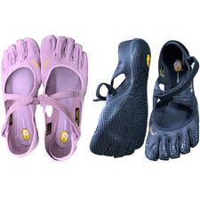 Vibram FiveFingers Shoes Womens Five Fingers Shoes Yoga Sports Purple Black