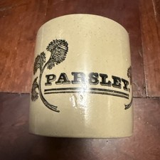 PEARSONS OF CHESTERFIELD STONEWARE PARSLEY STORAGE POT - MADE IN ENGLAND