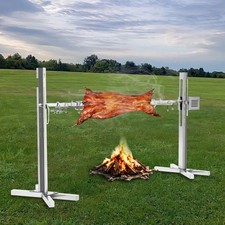 15w Spit Roaster Rotisserie Pig Lamb Roast BBQ Picnic Outdoor Cooker Grill 30KG