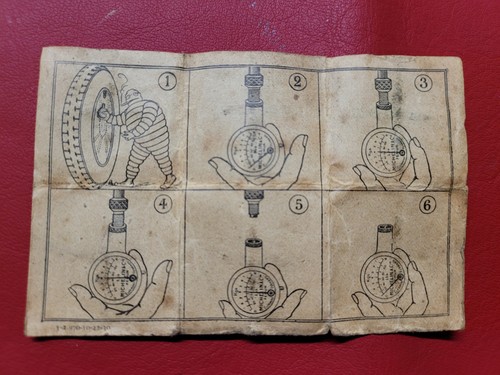 Antique 1920 michelin - antique, man
