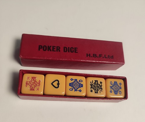 Vintage poker dice ltd - dice,