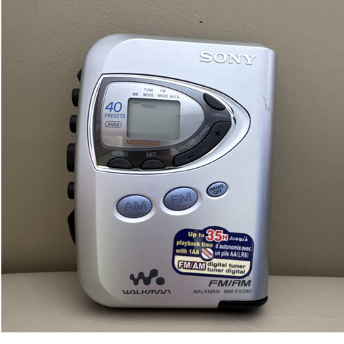 Sony walkman fx290 am - wm-fx290, fm/am