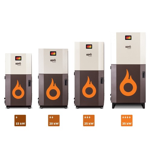 Biomass pellet boiler - mc, kw
