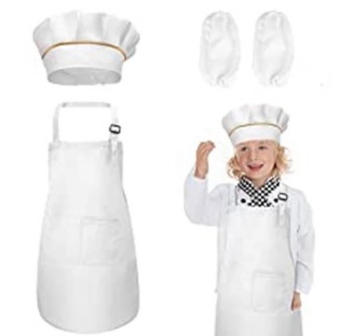 Kids chef hat - kids, apron