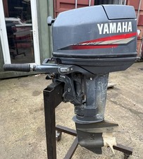 1998 Yamaha 25HP 2 Stroke Short Shaft Tiller Control Outboard Spares or Repair