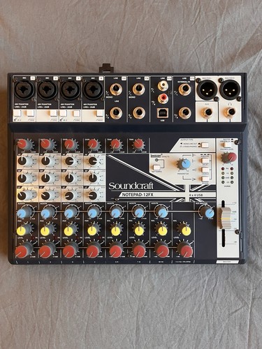 Soundcraft notepad 12fx - soundcraft, audio