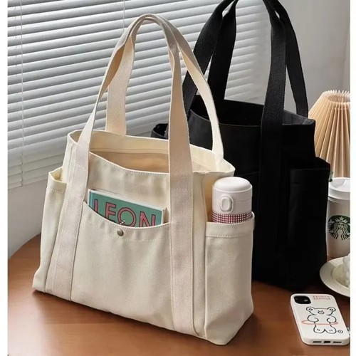 Large capacity canvas tote - large,