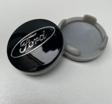 4x 54MM BLACK FORD ALLOY WHEEL