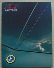 FIAT X1/9 Bertone Sports Car Sales Brochure 1986