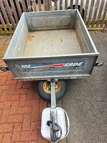 Erde 102 tipping trailer - erde,