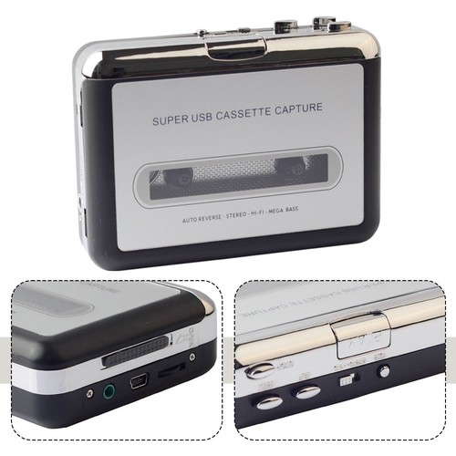 Cassette tape recorder with - tape,
