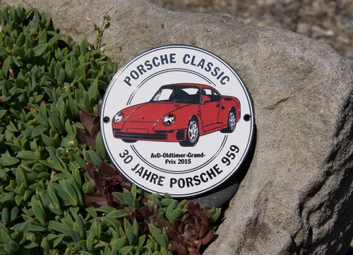 Vintage enamel automobile car - enamel,