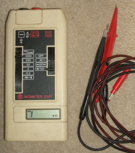 Vintage avometer 2001 - vintage,