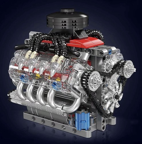 Engine building blocks set - engine,