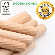WOODEN DOWELS HARDWOOD   6mm