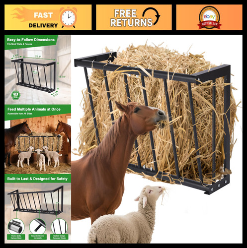 Heavy duty wall mount hay - wall,