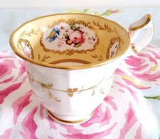 Early 1800's Antique Bone China Minton Handpainted Coffee Cup Teacup