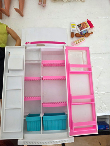 Barbie doll kitchen - doll,