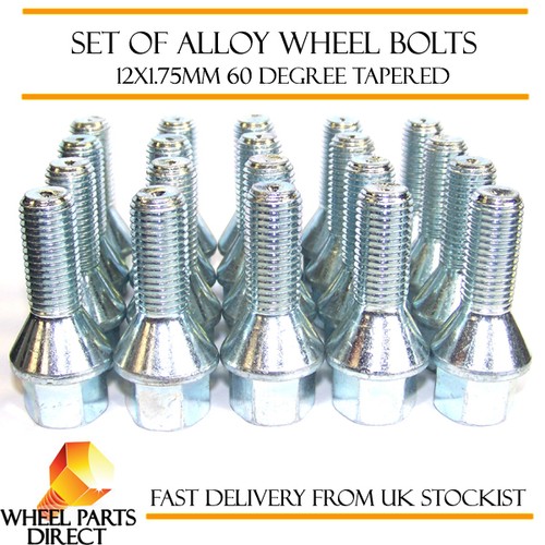 Alloy wheel bolts 12x1 75 - wheel, (20)