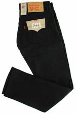 Levis 501 Original Regular Fit Mens Jeans Black  (Clearnce stock)