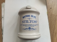 Mature Blue Stilton Pot Very Good Condition Complete With Lid