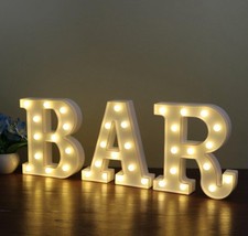 BAR Illuminated Marquee Pub Sign - Pre-Lit Battery Operated (23.03-in x 8.66-in)