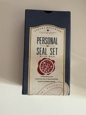 Collectible STUART HOUGHTON Wax Stamp Design Seal Boxed Set
