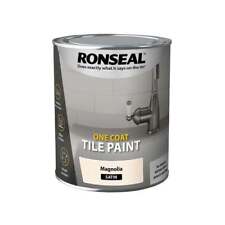 Ronseal Tile Paint Magnolia Satin 750ml